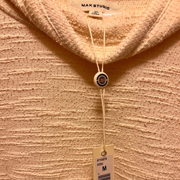 Max Studio Cowl Neck Tunic - Cream - Picture 1 of 4